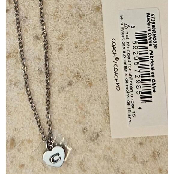 Coach Jewelry - COACH Heart Pendant Necklace